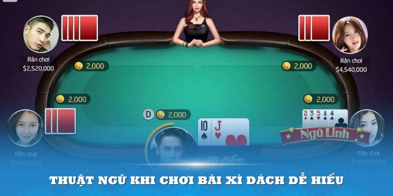 Thuật ngữ khi chơi bài Xì Dách dễ hiểu